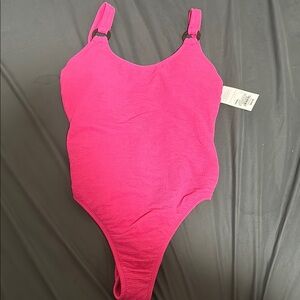 Bright Pink One-Piece Swimsuit